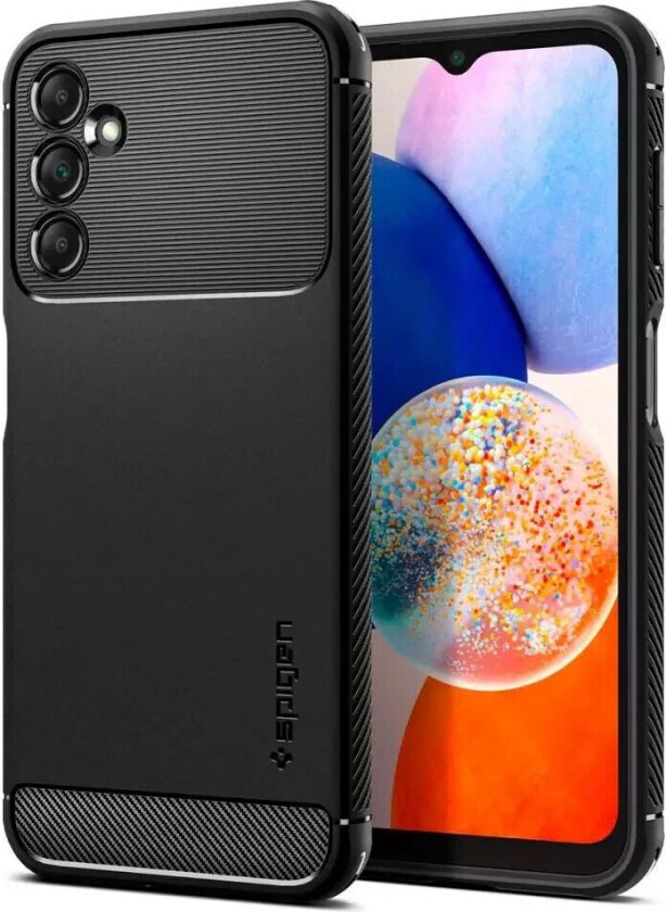 Samsung Galaxy A14 (5G)  Rugged Armor Deksel - Svart