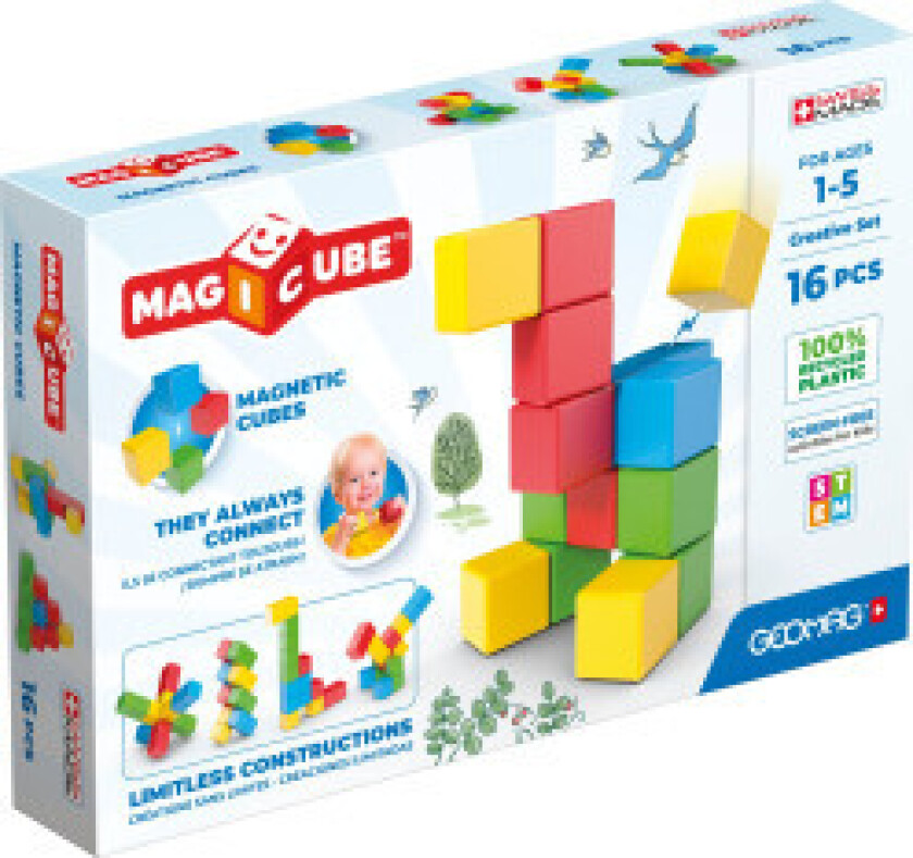 Magicube Kreativt Sett 16 deler fra Geomag