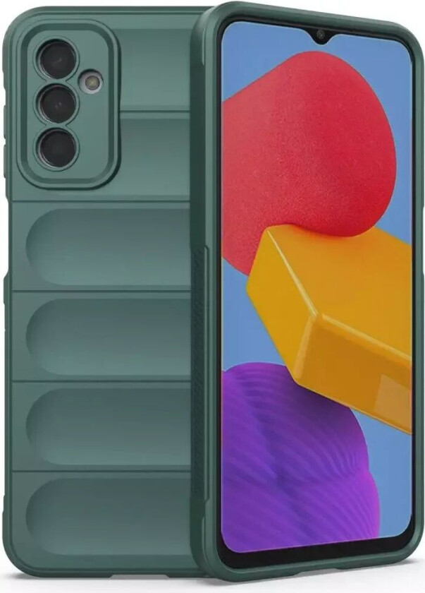 Samsung Galaxy M13 Fleksibelt Plastdeksel - Grønn