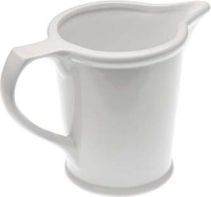 Melkemugge Hvit porselen