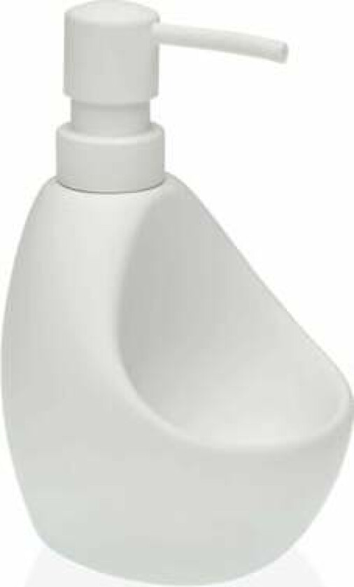 Såpedispenser Versa White Ceramic ABS (9,5 x 16,5 x 11 cm)