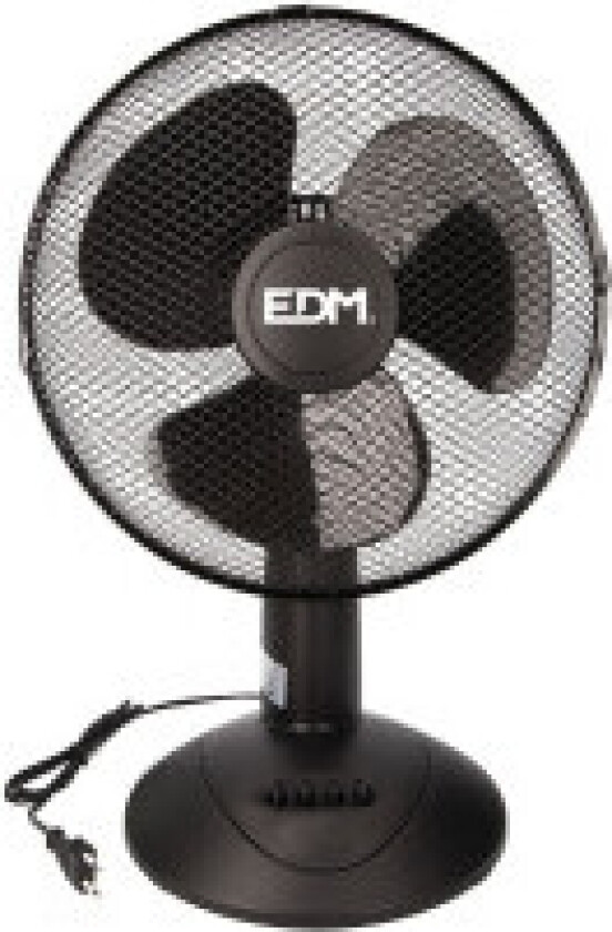 Table Fan EDM Black 45 W