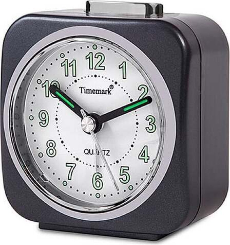 Analog vekkerklokke Timemark Grey (9 x 8 x 5 cm)