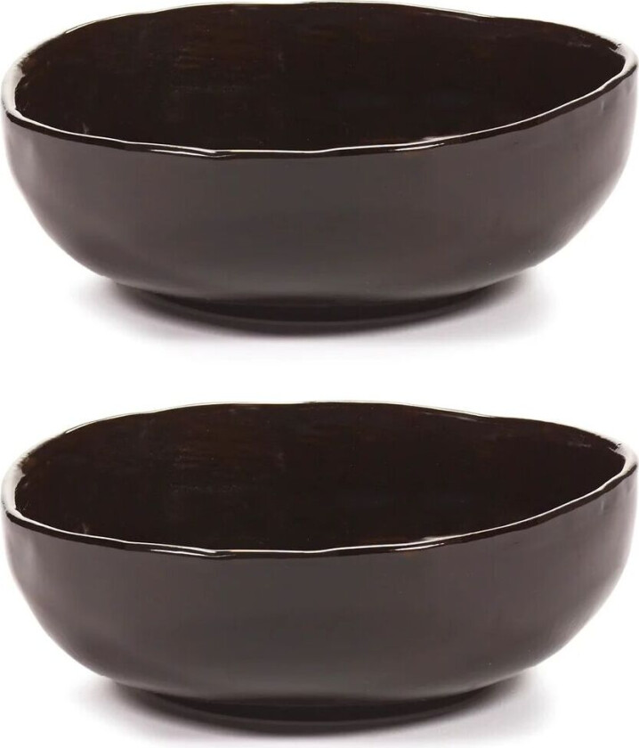 La Mère skål S Ø11,5 cm 2-pakn. Dark brown