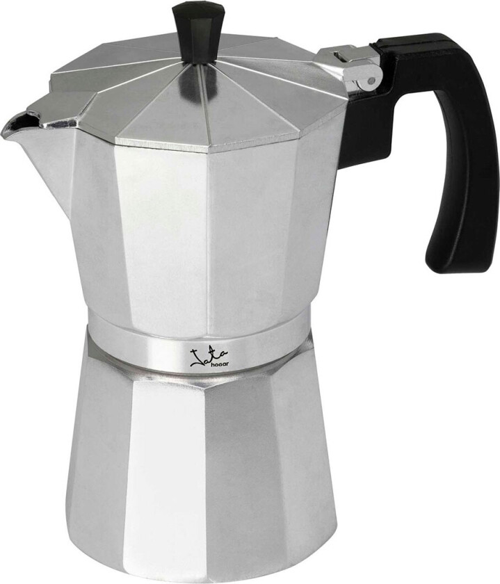 Italiensk kaffekanne JATA CCA6 * Sølvfarget aluminium 6 kopper