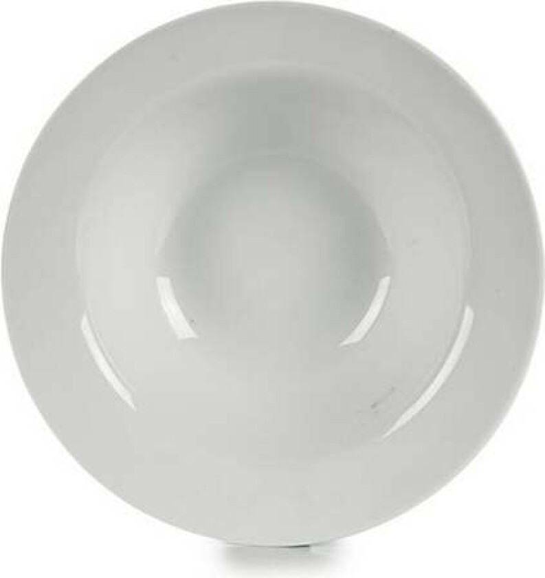 Tallerken Porselen Hvit 23 x 6,5 x 23 cm (Ã 23 cm)