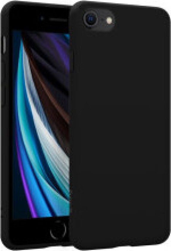 Color Cover - Etui iPhone SE (2022/2020) / 8 / 7 (czarny)