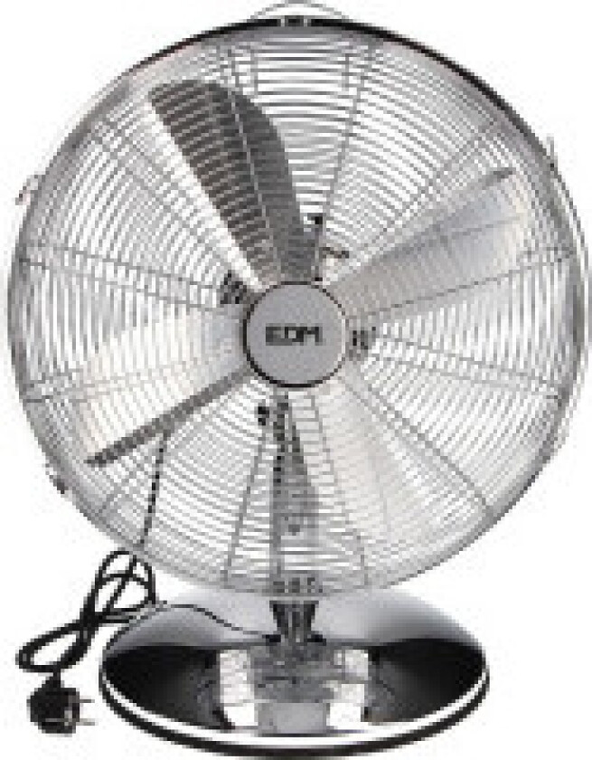 Bordvifte EDM Sølv 60 W Ø 40 x 55 cm