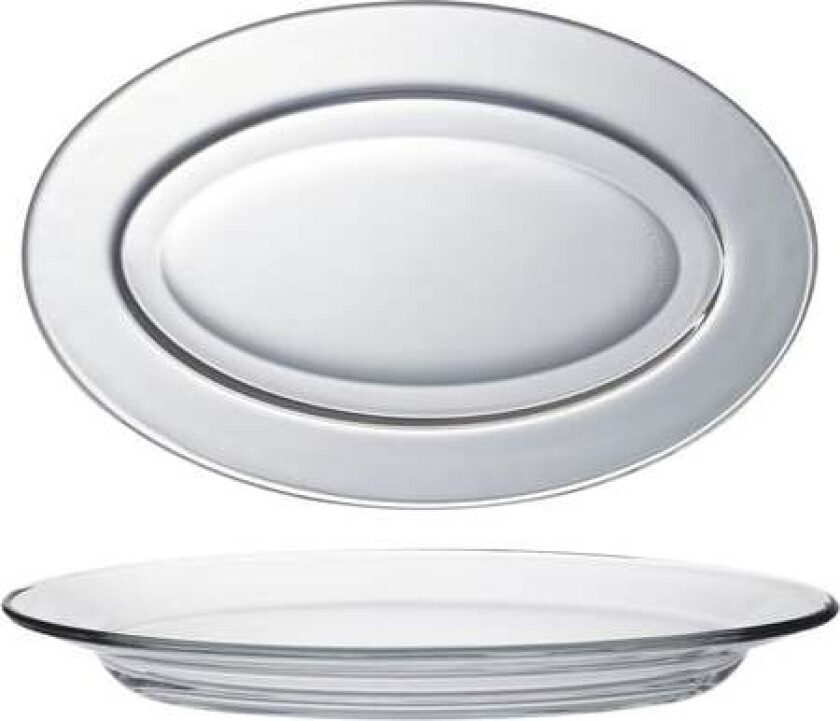 Serveringsfat Duralex Light Glass 26 x 16,8 x 3 cm