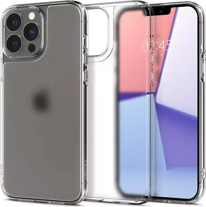 iPhone 13 Pro Quartz Hybrid Deksel - Matt Gjennomsiktig
