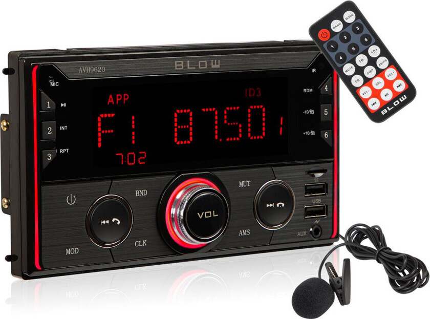 Bilradio Blow Bilradio AVH-9620 2DIN RDS RGB