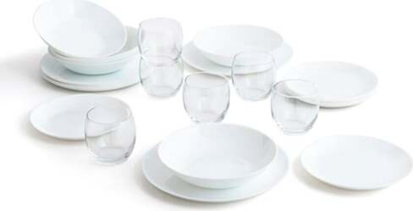 Servise Luminarc Diwali flerfarget glass 24 stk 25 x 20 x 19 cm