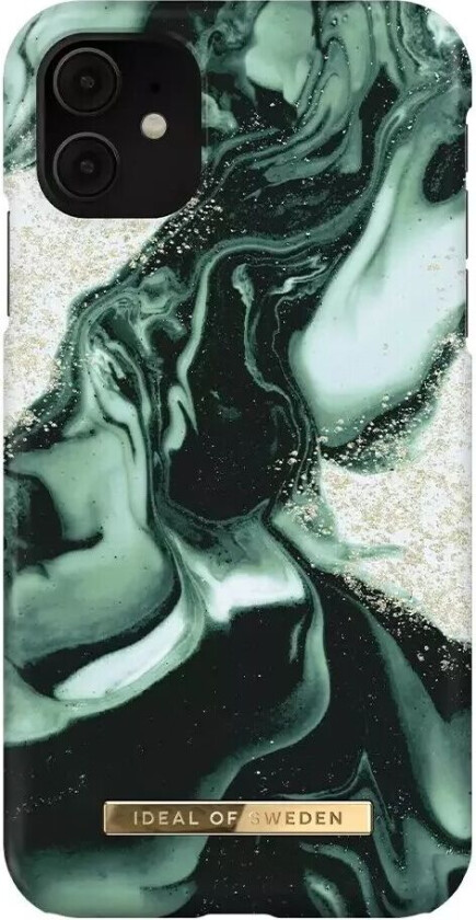 iDeal Of Sweden iPhone 11 Fashion Deksel Golden Olive Marble