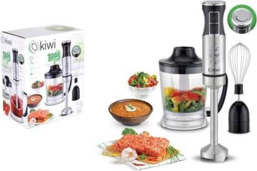 Stavmikser Kiwi KHB-4437 1 L 1000W Rustfritt stål