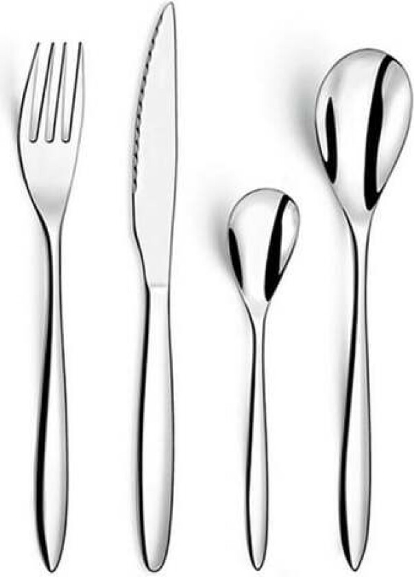 Bestikksett Amefa Actual Metal Stål Rustfritt stål 24 deler