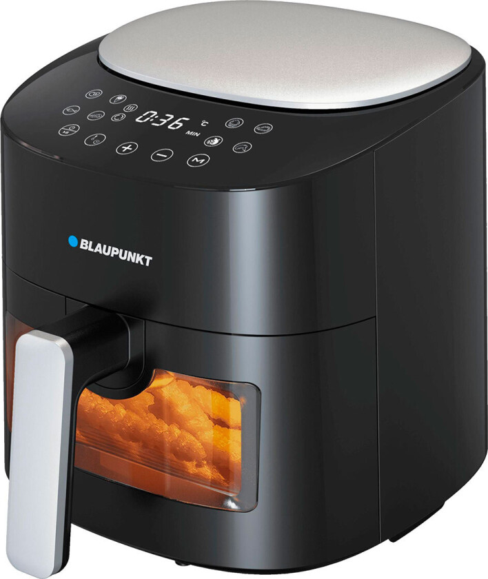 Oljefri frityrkoker Blaupunkt AGDBLEC008 Sort Sølv 1300 W 3,7 L