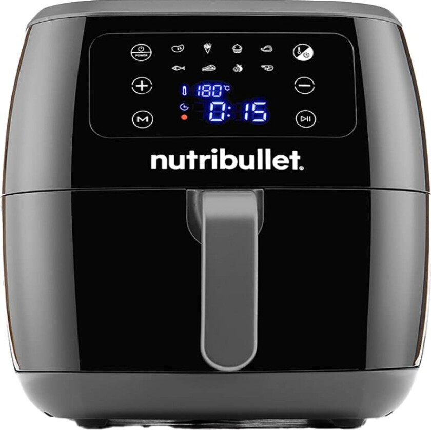 Oljefri frityrkoker Nutribullet Sort 1800 W 7 L