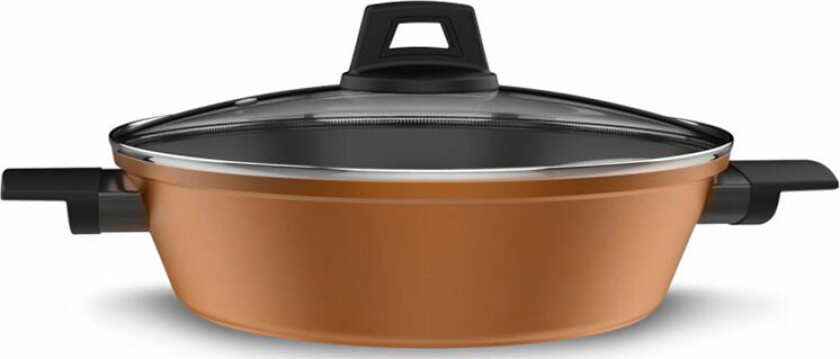 Gryte med lokk Taurus 980953000 Black Copper