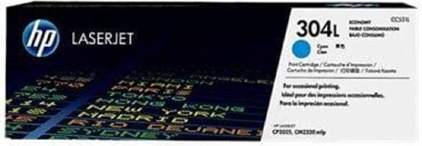 304L / CC531L - Laser Toner - Laser toner Blå