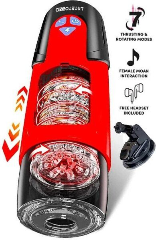 Telio Masturbator With Rotation, Thrusting & Moaning Automatisk masturbatr