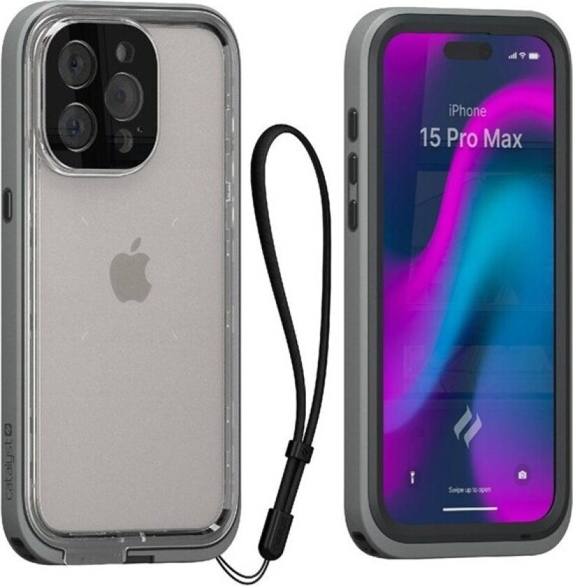 Total Protection Case - titanium gray - iPhone 15 Pro Max