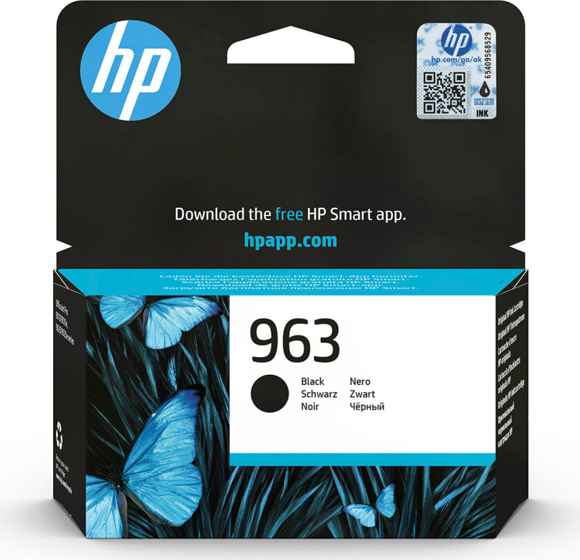 Originale Blekkpatroner HP 963 Svart