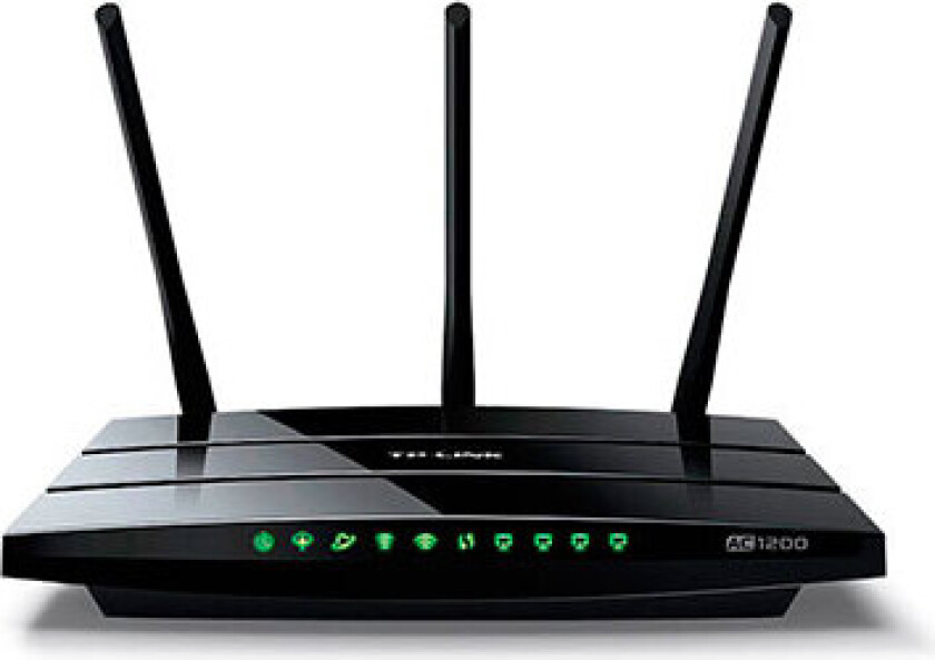 Archer VR400, Wi-Fi 5 (802.11ac), Dobbelbånd (2.4 GHz / 5 GHz), Ethernet/bredbåndsforbindelse, ADSL2+, Sort, Frittstående router