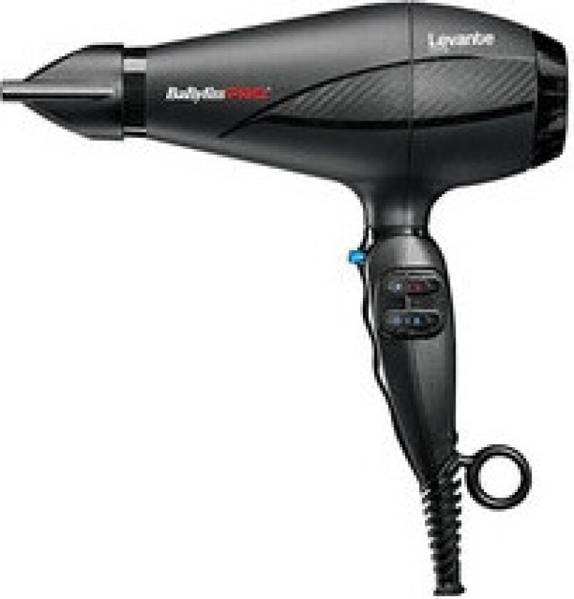 Hårføner Babyliss Levante Svart 2100 W 6 hastigheter