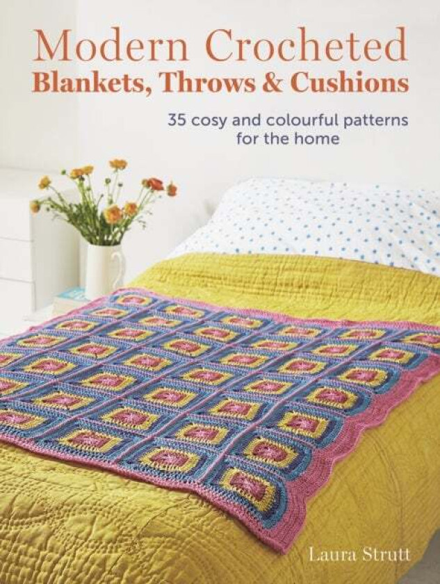 Modern Crocheted Blankets, Throws And Cushions Av Laura Strutt