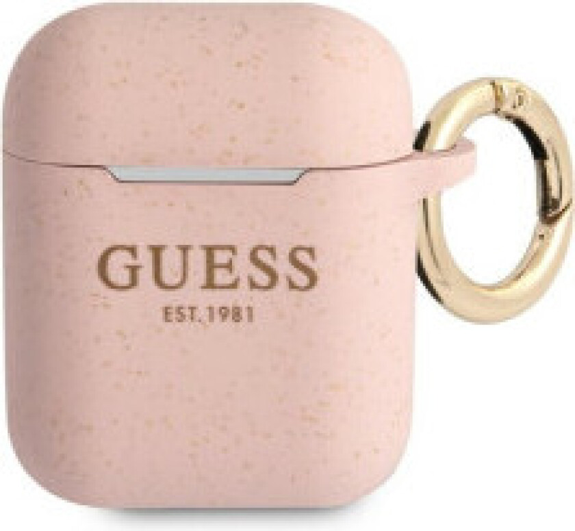 Guess Guess GUA2SGGEP AirPods-deksel rosa/rosa silikonglitter