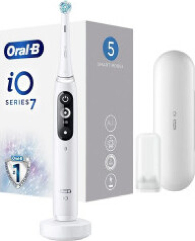 Oral-B iO Series 7N Voksen Vibrerende tannbørste Hvit