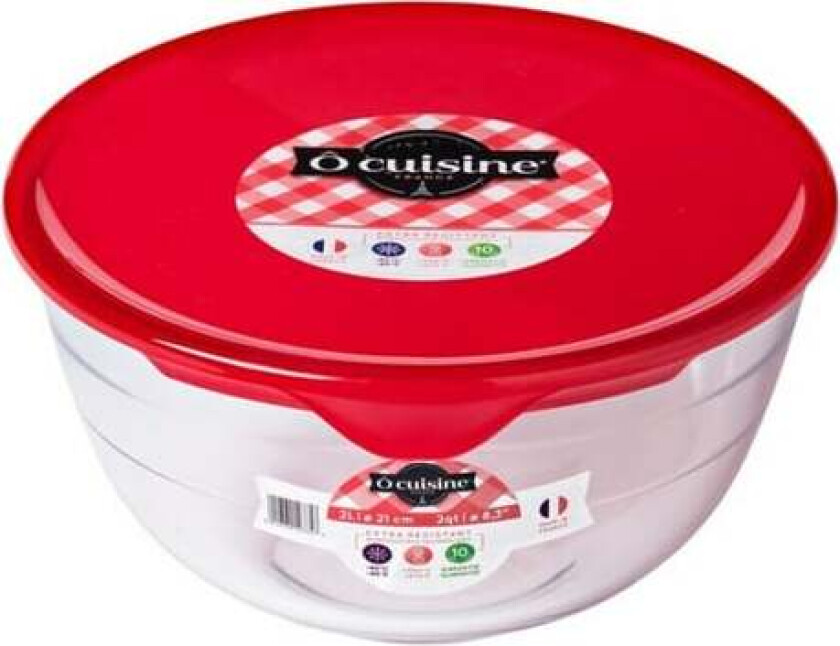 Matboks Ô Cuisine PREP&STORE Gjennomsiktig Glass - 2 L
