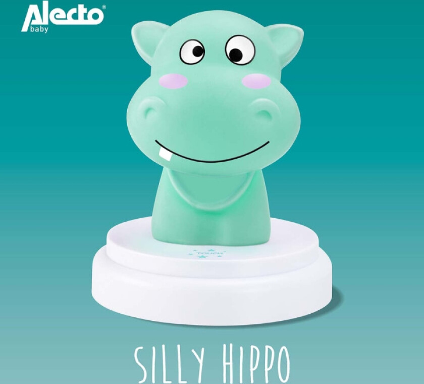 silly hippo, LED, Frittstående, Gutt/Jente, Slår seg automatisk av, Batteri
