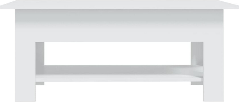 Salongbord hvit 102x55x42 cm sponplate - Hvit