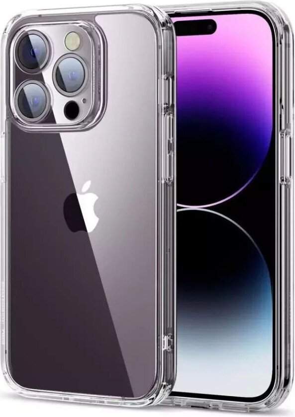 iPhone 14 Pro Ice Shield Hybrid Air-Guard Deksel - Gjennomsiktig