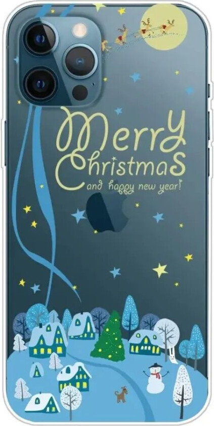 iPhone 15 Pro Fleksibelt Juledeksel i Plast - Juleby
