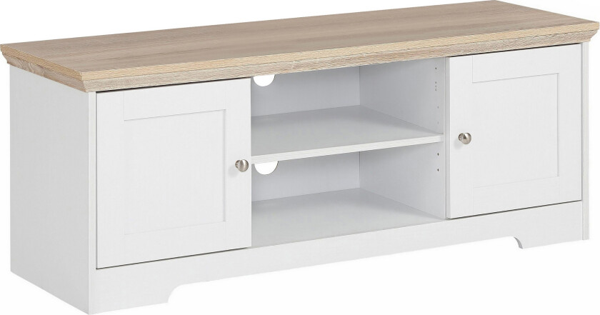 Marinka TV-benk 120 cm - Hvit/Brun