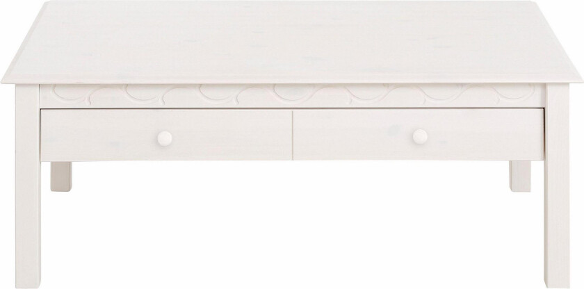 Marzell Sofabord 110 cm - Hvit