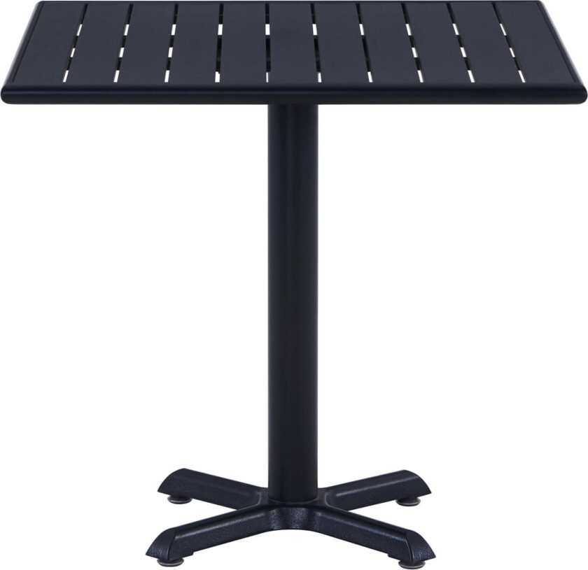 Hagebord svart 80x80x75 cm - Svart