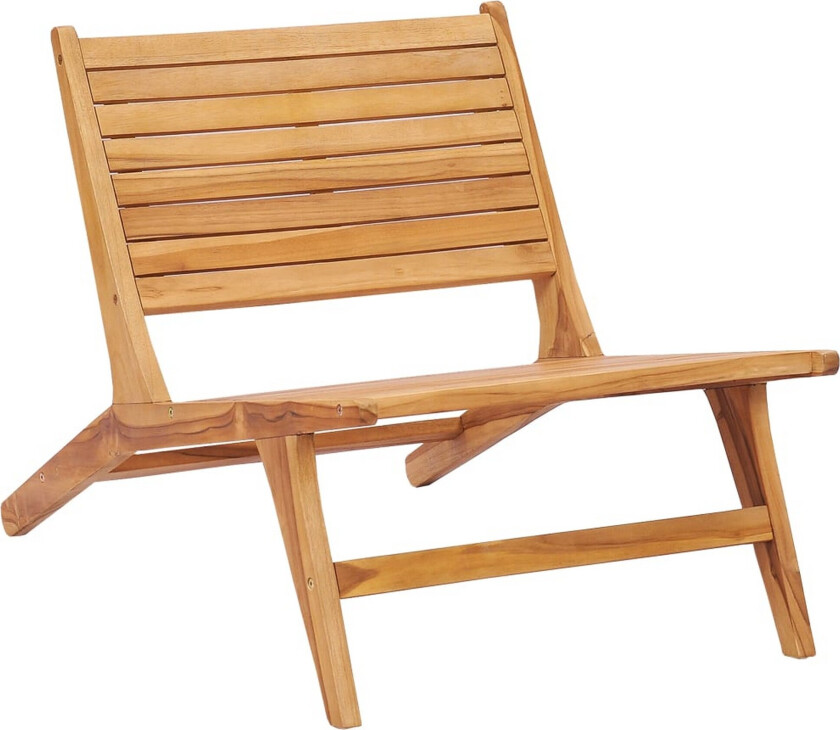Hagestol heltre teak - Brun