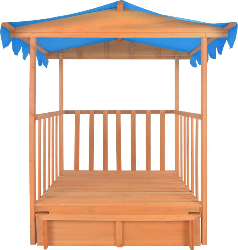 Bilde av Lekehus med sandkasse gran blå UV50 -