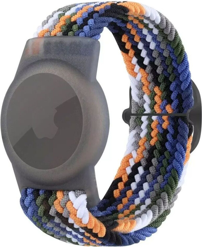 AirTag Flettet Stoffrem - Denim