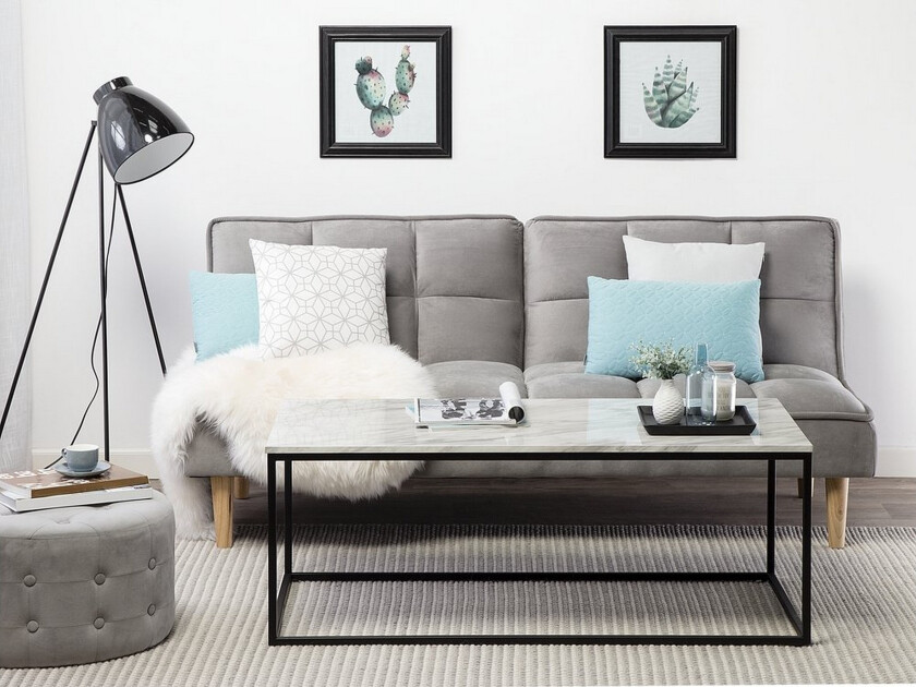 Delano Sofabord 100 cm - Hvit