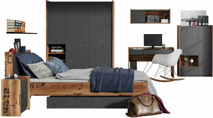 Bilde av Rathmore Møbelsett For Barnerommet - Grå