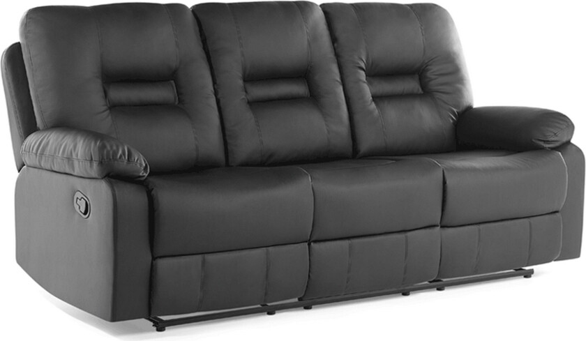 Bergen Sofa 3-seter - Svart