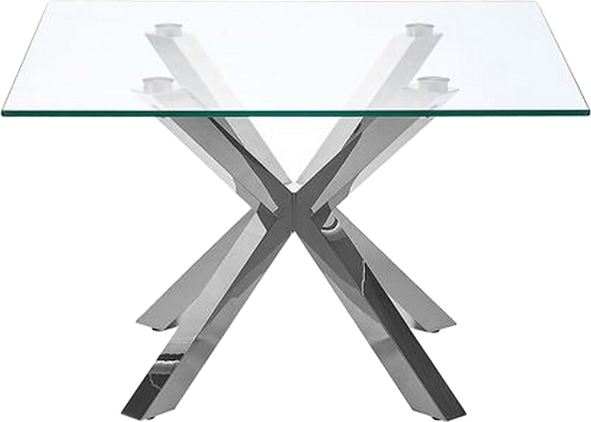 Sofabord gjennomsiktig/Sølv STARLIGHT - Sølv