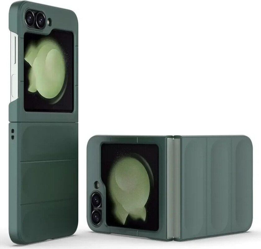 Samsung Galaxy Z Flip6 Fleksibelt Plastdeksel - Grønn