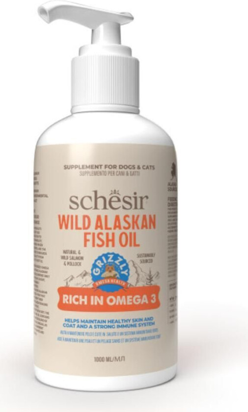 Schesir - Grizzly Wild Alaskan Fish oil 1l