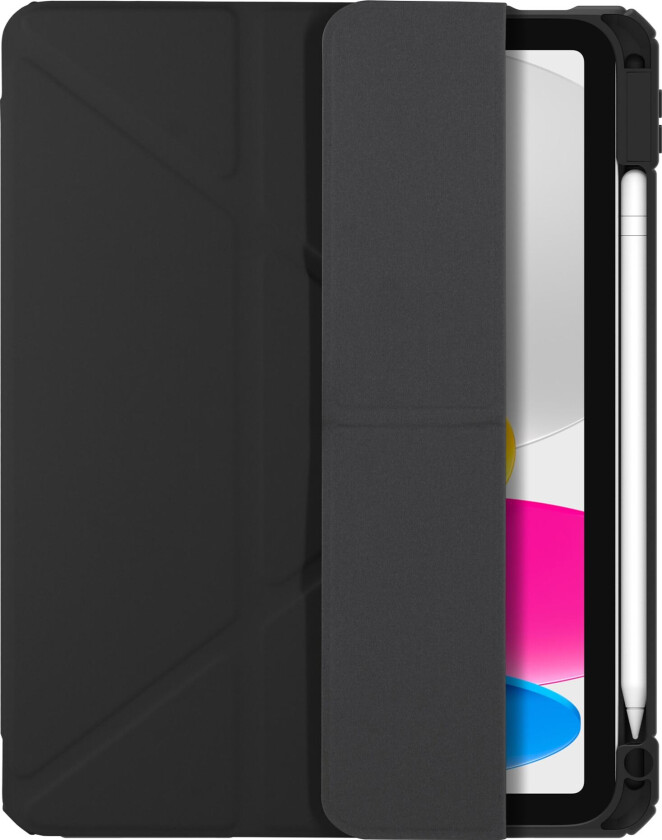 iPad 10.9" (2022) dbramante1928 London Miljøvennlig Hybrid Flip Deksel - Svart