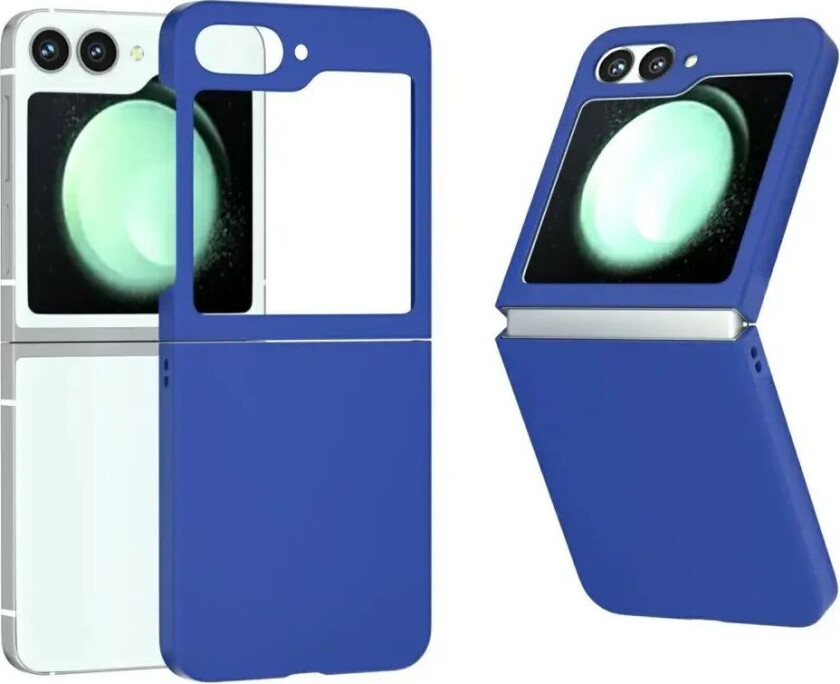 Samsung Galaxy Z Flip6 Hard Plast Deksel - Blå